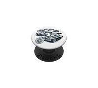Colección de Coches clásicos Vintage Muscle Cars PopSockets PopGrip Adhesivo