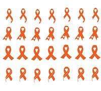 Colección de concienciación sobre la esclerosis múltiple M.S (cinta adhesiva de vinilo naranja para esclerosis múltiple, C2)