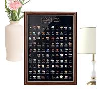 Colección de Cristales para Niños | Surtido Decoración Didáctica de Geología - Colección Cristales y de Gemas,Para Apasionados, Estudiantes, Principiantes, Geólogos aficionados, Meditación
