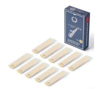 Colección de diez piezas para saxofón alto que van desde la fuerza 1.0 a 3.5 diseñada para músicos de viento de madera que utilizan tecnología digital para un secado preciso y natural para una mayor