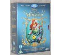 Colección De Disney La Sirenita 1 2 3 Blu-ray Caja Nueva Sellada