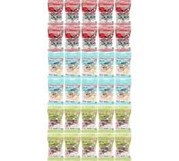 Colección de Dulces Suecos de Carreras - Regaliz Salado, Frutas Ácidas y Mezcla de Fresa (30 paquetes / 1,5 kg) Caja Söpösöpö (SOPOSOPO)