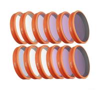 Colección de filtros ópticos profesionales para DJI Action 6 con filtros CPL, ND, UV y especiales para mejorar fotos y videos (12 en 1)