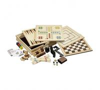 Colección De Juegos De Madera - Incl. 10 Juegos - Mediano