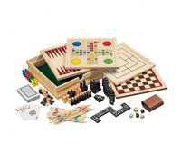 Colección De Juegos De Madera - Incl. 10 Juegos - Pequeño