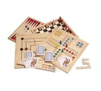 Colección De Juegos - Madera - Incl. 10 Clásicos De Juegos