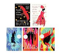 Colección de libros Lilith's Brood & Parable Series 5 de Octavia Butler (Imago, Adulthood Rites, Dawn, Parable of the Talents, Parable of the Show)