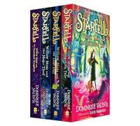 Colección de libros Starfell Serie 4 creada por Dominique Valente Inc Willow Moss y el día perdido, Cuento olvidado, Reino desaparecido y Ladrón mágico