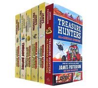 Colección de libros Treasure Hunters Middle School Series 1-6 escrita por James Patterson (Cazadores de tesoros, Peligro en el Nilo, El secreto de la ciudad prohibida, Peligro en la cima del mundo y