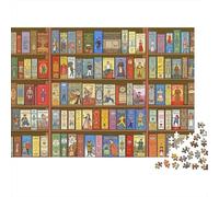 Colección de Libros Vintage 1000 Piezas Papel Ecológico Rompecabezas Clásicos Coleccionistas Divertido Juego Alivio del Estrés Regalos 38x26cm/1000pcs