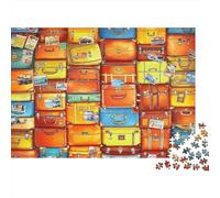 Colección de Maletas de Viaje Puzzle Mil Piezas para Parejas Idea De Regalo Impresión HD Elección Amazon Reducción De Estrés Papel Grueso 38x26cm/1000pcs