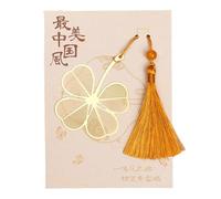 Colección de marcapáginas de metal ahuecado tallado inspirado en China, diseños de hojas, marcadores de libros para lectores, coleccionistas, marcapáginas retro de metal hueco