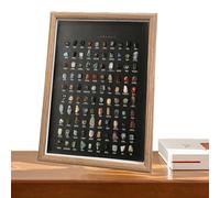 Colección de Minerales - 100 Piezas Naturales para Coleccionistas,Marco con Especímenes De Minerales,para Decoración De Dormitorio Estudio Escritorio Educativa para Niños Y