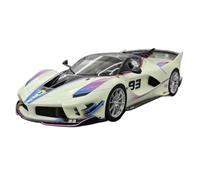 Colección De Modelos De Coche De Resina De Simulación Ferrari Fxxk EVO, Edición Que Brilla En La Oscuridad, Escala 1 18 No Control Remoto Modelos