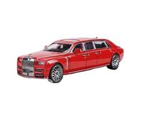 Colección De Modelos De Vehículos Fundidos A Presión De Aleación Rolls Royce Phantom VIII A Escala 1:64(Red)