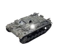 Colección De Modelos Militares Terminados con Pintura De Nieve De Tres Empujes De Tanque De Asalto III A Escala 1 72 No Control Remoto Modelos