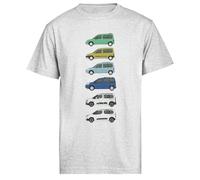 Colección De Obras De Arte De Coches Berlingo Camiseta De Manga Corta De Hombre Gris