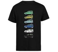 Colección De Obras De Arte De Coches Berlingo Camiseta Negra De Manga Corta para Hombre