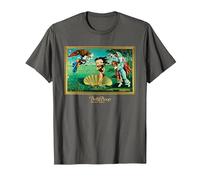 Colección de Obras maestras de Betty Boop Camiseta, Hombre, Asfalto, XL