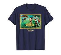 Colección de Obras maestras de Betty Boop Camiseta, Hombre, Azul Marino, 6XL