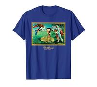 Colección de Obras maestras de Betty Boop Camiseta, Hombre, Azul Real, M