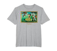 Colección de Obras maestras de Betty Boop Camiseta, Hombre Tallas Grandes, Gris Jaspeado, 2X Alto