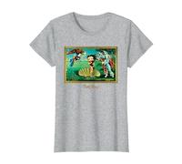 Colección de Obras maestras de Betty Boop Camiseta, Mujer, Gris Jaspeado, XS