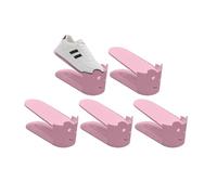 Colección de organizador de zapatos, zapatillas ajustables 5x apilador para la entrada - Organización del hogar para el hogar, ranura de almacenamiento para zapatos espaciales para tacones altos