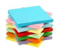 Colección de papel de origami con 100 hojas cuadradas para manualidades, mejoras de diario y ejercicios de atención plena basados en papel (25 cm)