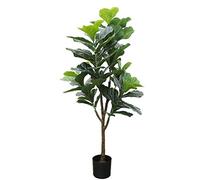 Colección de Plantas Artificiales de 150 cm con 7 variedades de árboles Artificiales realistas en macetas Negras para decoración del hogar y la Oficina. Vegetac