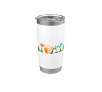 Colección de plantas Conjunto Jardineros Flor Granjero Jardinero Vaso térmico de acero inoxidable de doble pared