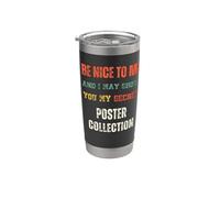 Colección de pósteres vintage divertidos para coleccionistas Vaso térmico de acero inoxidable de doble pared