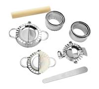 Colección de prensa para bolas de - Paquete de 11 piezas de acero 304, cortadores de anillos para moldear, accesorio para enrollar cuchara de relleno | Ravioli Gyoza Wonton Pastelerí