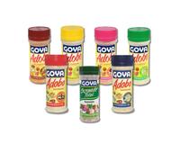 Colección de Sazonadores - Adobo y Sazonador Total - Pack de 7 Variedades (Pimienta, Comino, Azafrán, Limón, Picante y Más) - Kit de Especias 6 x 226g y 1 x 156g - NEXU
