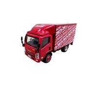 Colección De Simulación De Aleación Roja para Camión Serie N Escala 1:76 Adornos para Decoración De Entrada