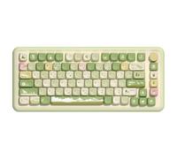 Colección de teclas con temática verde primaveral: teclas personalizadas PBT para diseños del 60%/75%/100%, impresión sublimada de tinte, compatibilidad con placa mecánica de perfil MCA
