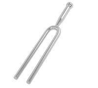 Colección de tenedores de afinación propios instrumentos con textura de acero inoxidable, adecuada para equilibrar y ajustar la música
