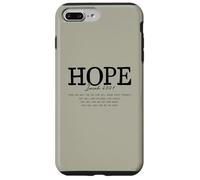 Colección de versículos bíblicos Cristianos, Hope ISAI Carcasa para iPhone 7 Plus/8 Plus
