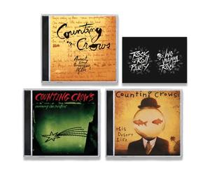 Colección "Debut" de Counting Crows: August And Everything After / Recovering The Satellites / This Desert Life / + Incluye tarjeta de arte adicional