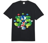 Colección del 35 Aniversario de Sonic The Hedgehog Comfort Colors Adult Heavyweight T-Shirt