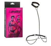Colección Euphoria Cadena Halter/Collar Y Correa - Negro
