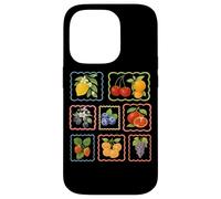 Colección Fruta Colorida Limón Cereza Uva Carcasa para iPhone 14 Pro