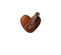 Colección Gi-ft de musical hecho a mano 2025, colección portátil de música P-ocket , Gi-fts para amantes de M-usic, fichas de bolsillo de guitarra en forma de corazón para músicos