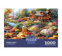 Colección Gourmet Rompecabezas para Coleccionistas, Casa de Fiesta Cartulina Premium, Ultra Difícil, Decoración Pared, Adultos 38x26cm/1000pcs