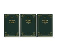Colección Historiadores de Grecia y Roma. Contiene 3 libros: Pack Tito Livio. Historia de Roma I, II y III: IX (RBA Coleccionables)