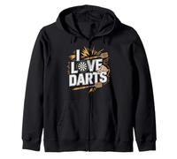 Colección I Love Darts Enthusiast Sudadera con Capucha