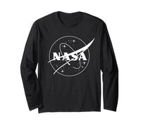 Colección Inspiración de la NASA - Insignia Logo BW Dark Manga Larga