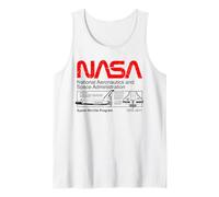 Colección Inspiration de la NASA - Programa del Transbordador Espacial Rojo Camiseta sin Mangas