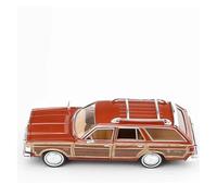 Colección Juguetes Clásicos Edición Conmemorativa Coche Metal Fundido Presión Chrysler 1979 Classic Touring Escala 1:24 No Control Remoto Modelos(Rojo)