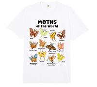 Colección Kawaii Moths of The World Arte Lindo De La Polilla Comfort Colors Adult Heavyweight T-Shirt